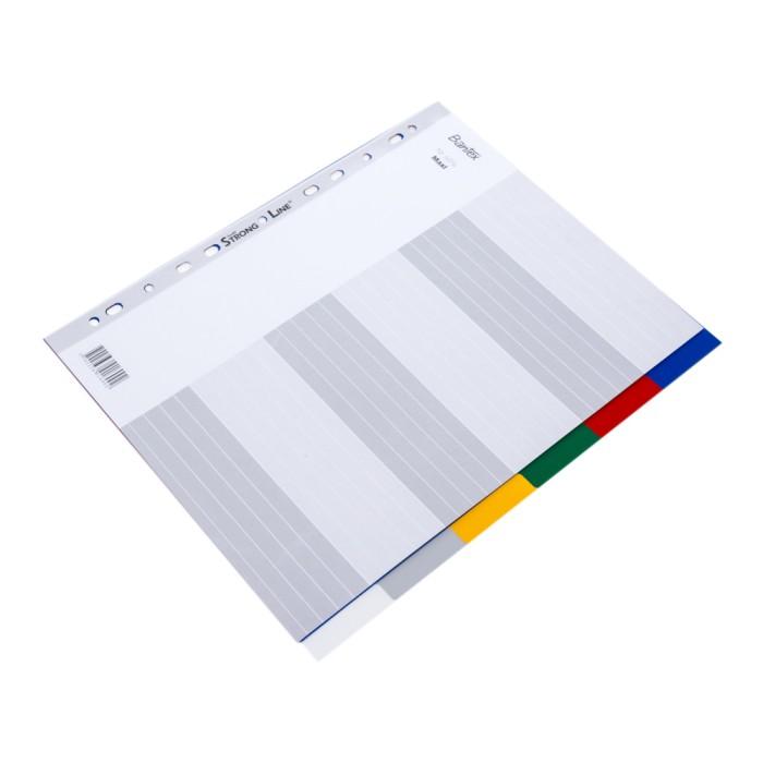 Gambar Bantex Maxi Divider Index PP/Pembatas Binder/Penyekat Ordner - A4 (5 Pages) dari Bantex Indonesia Kab. Bogor 5 Tokopedia