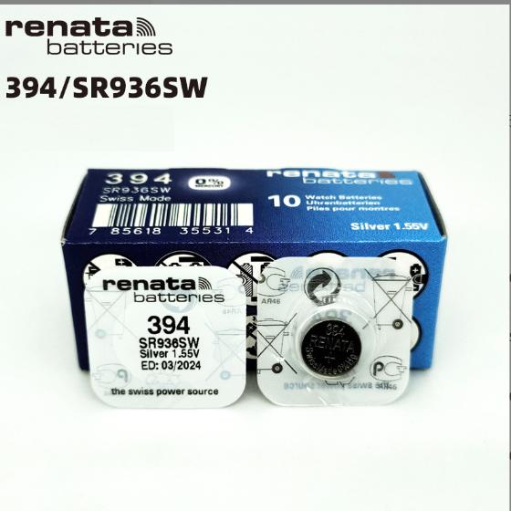 Pin đồng hồ đeo tay Renata 1.55V Thụy Sỹ 394(SR936SW) - Vỉ 1 Viên