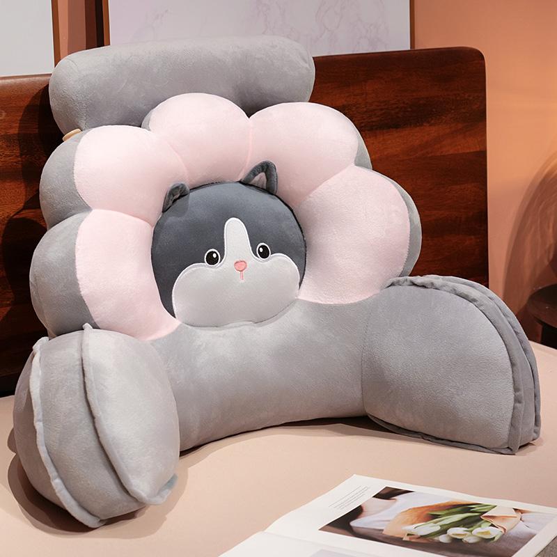 Product Introduction of Flower Office Waist Cushion Cushion Waist Support Long-Sitting Artifact Waist Support Pillow Chair Sofa Seat Back Cushion 1