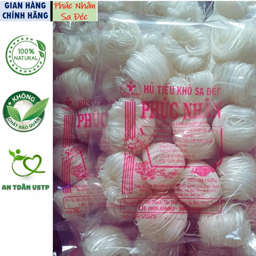 4KG Hủ Tiếu Cuộn Khô Bột Lọc Sa Đéc Dễ Sử Dụng Food