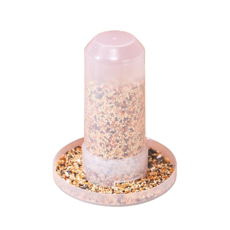 Product Introduction of Garden Universal Poultry Plastic Food Dispenser Easy Clean Environmental Farm Safe Pet Chicken Automatic Feeding Bucket 8