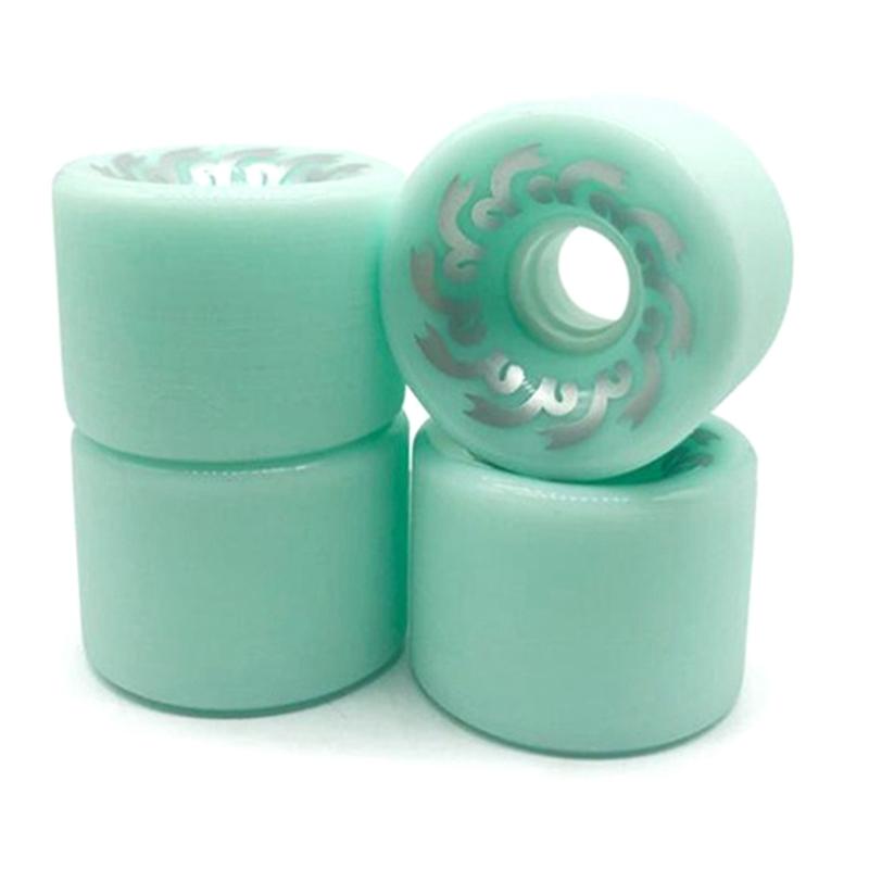 4Pcs Skateboard Accessories Double Warping 70X51Mm 82A Sliding Plate Grinding Wheel Long Board Wheels 4