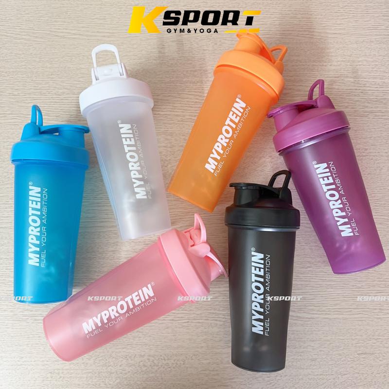 Bình Nước Tập Gym Bình Lắc Thể Thao Có Con Lắc Lò Xo Tiện Lợi Myprotein 700ml Sport Tập Thể Dục