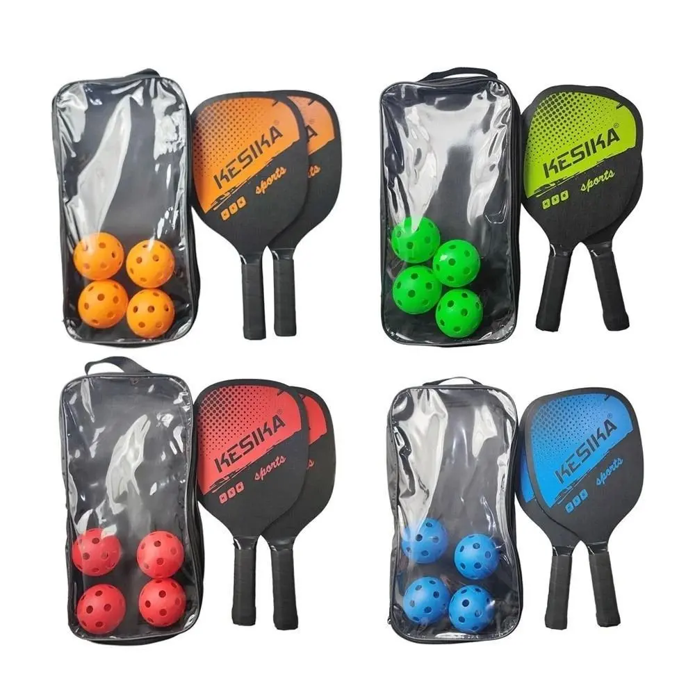 Bộ Vợt Gắp Pickle, Chống Trượt, Bóng Tập Luyện, Gỗ Phong, 4 Quả Bóng Gắp Pickleball, Vợt Gắp Pickleball, Dành Cho Nam Và Nữ
