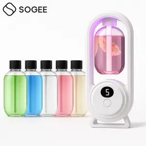 SOGEE - Diffuser Aromaterapi Portable dengan 5 Mode Cerdas & Lampu LED Humidifier Esential Oil Otomatis Mini untuk Ruangan dan Spa Rumahan