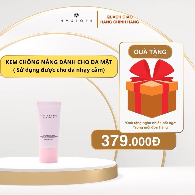 Kem Chống Nắng SPF 50, PA+++ Nâng Tone Da căng bóng HM STORE Skincare Sun Cream Sunscreen Làm Đẹp Da chom kemchong nang kcn  kháng nước kem  chống