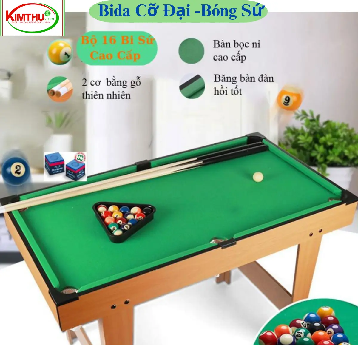 Bàn bida-bi a lỗ bằng gỗ mini -đồ chơi vận động cho bé và gia đình cỡ lớn kimthu store cautru  otchobe
