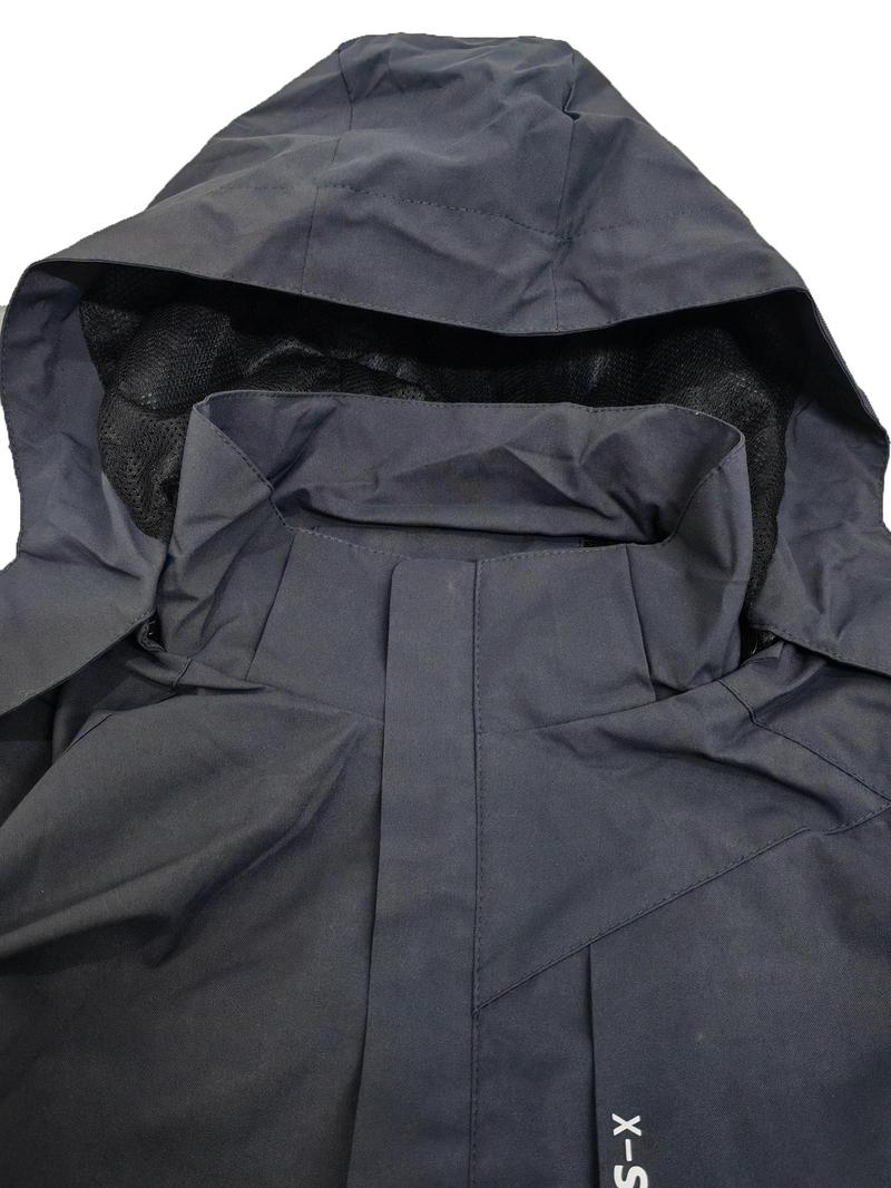 Product Introduction of Men's Hooded Hardshell Jacket, Regular Fit Casual Windproof Waterproof Long Sleeve Outerwear for Spring & Fall, Fashion Men's Clothes for Outdoor Activities, Coat 6