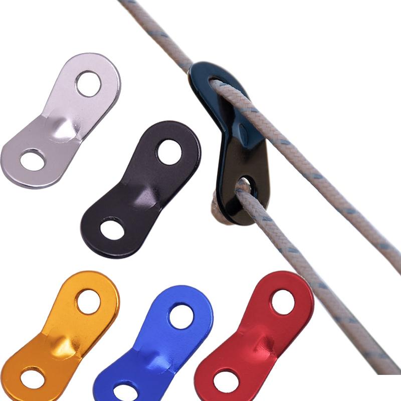 MKR Aluminum Alloy Double Eye Wind Rope Buckle Outdoor Rope Peanut ...