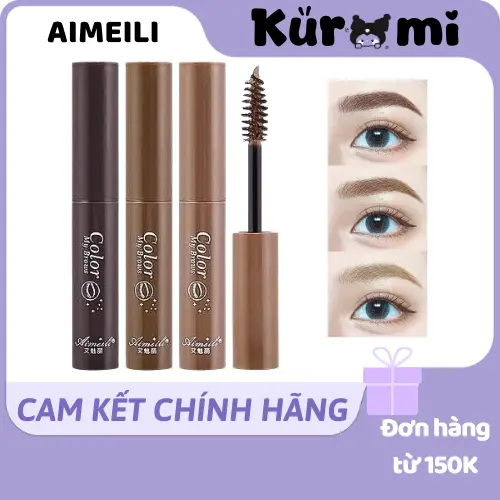 [AIMEILI] Mascara Chuốt Lông Mày 3D AIMEILI Chuốt Mày Đổi Màu Color My Brows Kháng Nước Lâu Trôi 3 Màu Sắc Tự Nhiên 0