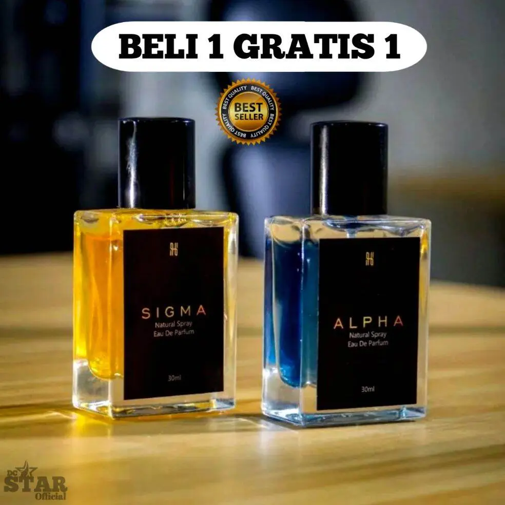 Terlaris Beli 1 Gratis 1 Parfum Sigma Alfa Ambition 30ML Wangi Tahan Lama