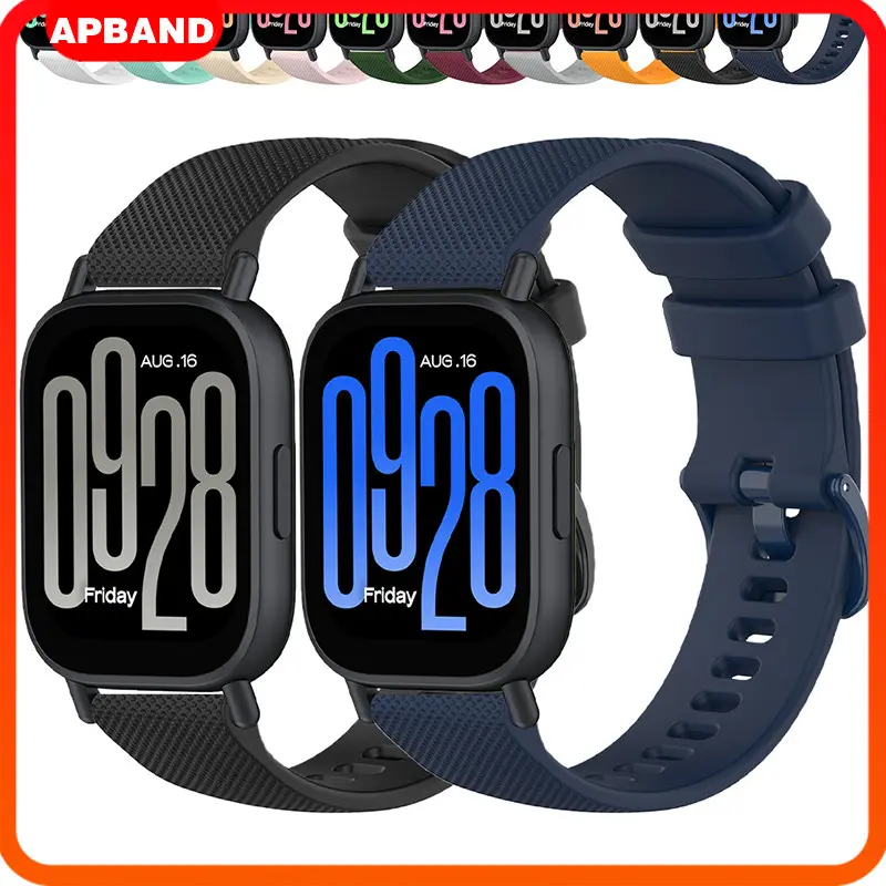 Silicone Strap for Redmi Watch 5 Active /Redmi Watch 5 Lite 20mm 22mm Quick Release Sport Rubber Band Tali Jam Tangan Smartwatch for Samsung Galaxy Watch FE 7 6 5 4/Garmin Watch/Huawei Watch GT 6 5 4/Amazfit/Xiaomi/Itel 011 12/Aolon/Advan