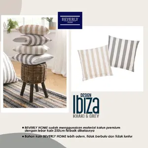 Sarung Bantal Sofa 40x40 Bahan Katun Cushion Cover Bantal Kursi