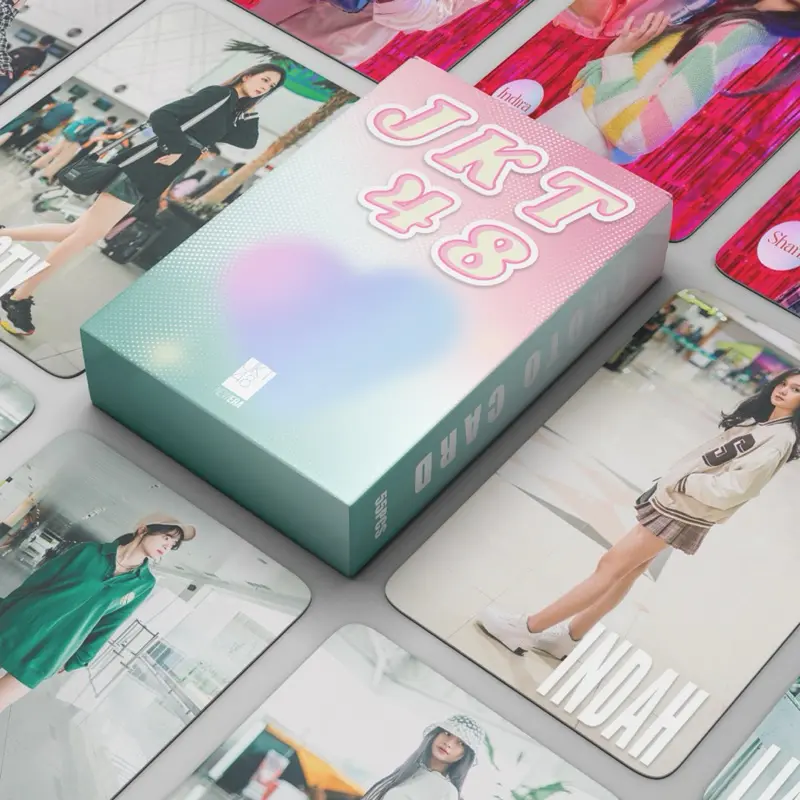 (55 Kartu) Koleksi Photocard HOLOGRAM JKT48 Dua Tema Satu Kotak Segel (55 Lembar) - Kartu 2
