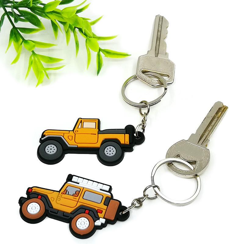 Product Introduction of New PVC Car Keychain Pendant Advertising Gift Accessories 5