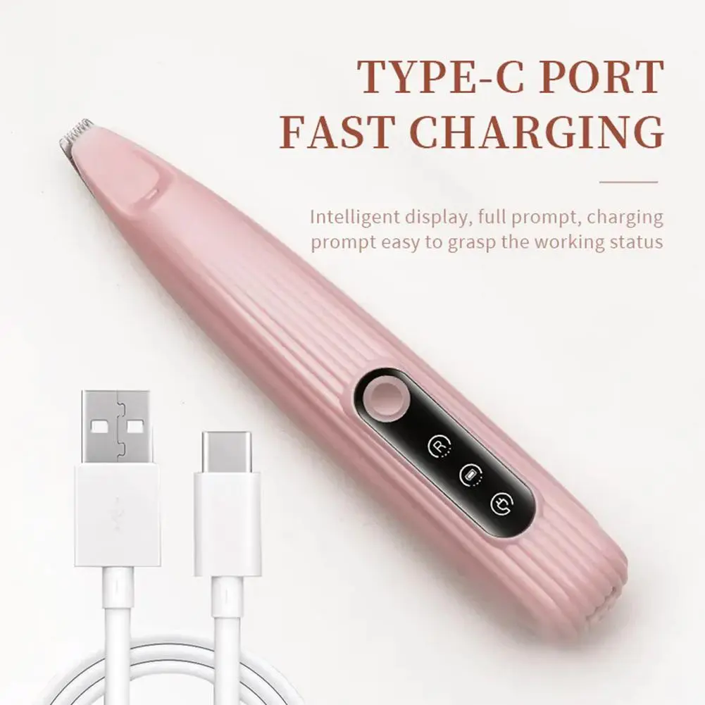 Dog Cat Hair Foot Hair LED Rechargeable Pet Shaver Electric Clipper Tool Pet Supplies