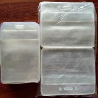 Lốc 100 Thẻ đeo bảng tên nhựa dẻo ngang đứng