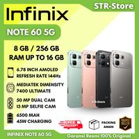 Gambar [Exclusive Creator] INFINIX NOTE 60 5G 8/256 GB GARANSI RESMI INFINIX NOTE 60 8/256 GB EXTENDED RAM UP TO 16 GB - Black dari STR STORE . Kota Tangerang 1 Tokopedia