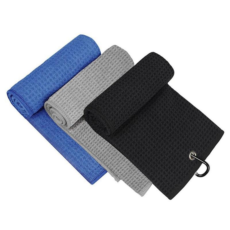 Product Introduction of Golf Towel Waffle Pattern With Hook Cleaning Towels Microfiber Soft Enduring Quick-Dry Cleans Clubs Balls Hands 16