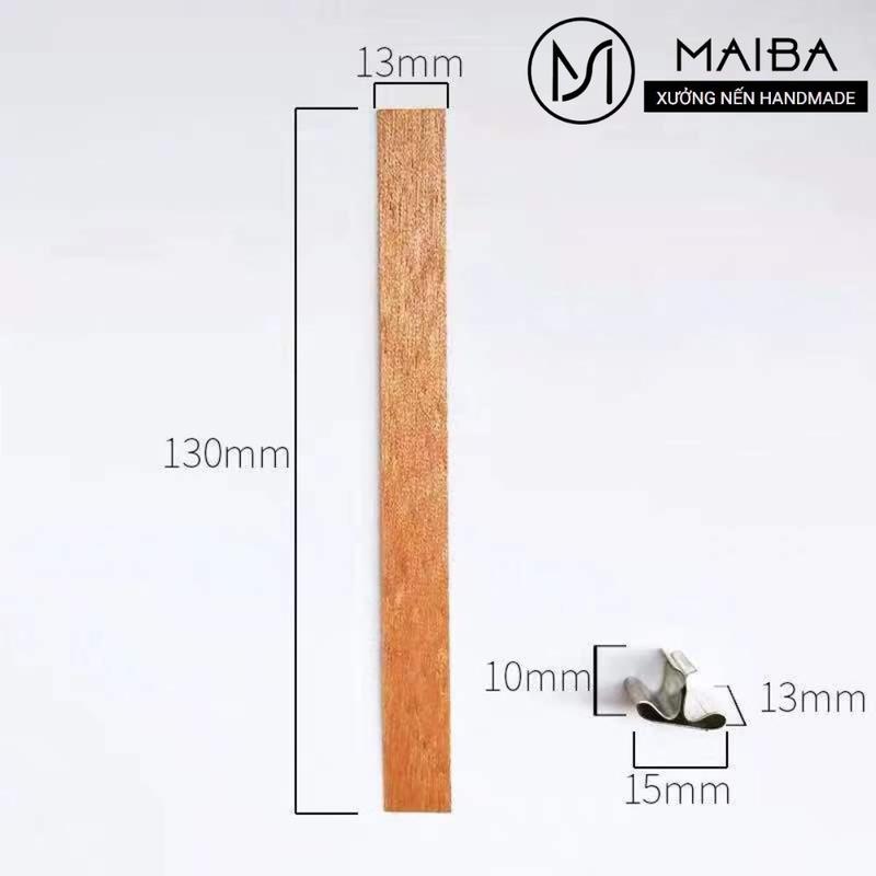 Bấc Gỗ Và Cotton Nguyên Liệu Làm Nến Decor Nến Nến Thơm Decor Phòng 7