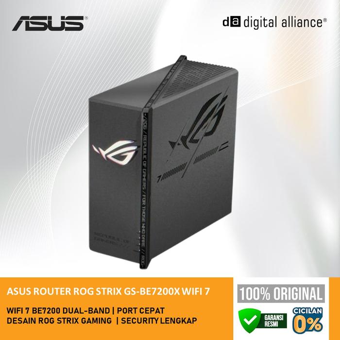 Promo ASUS ROUTER ROG STRIX GS-BE7200X WIFI 7 802.11BE BE7200 DUAL-BAND ...