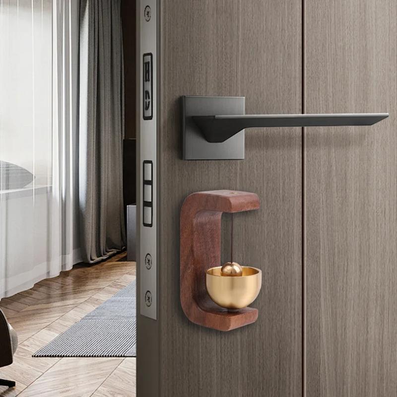 Product Introduction of Doorbell Aesthetic Brass Wind Chimes Magnetic Wireless Doorbell Entrance Door Bell Pendant Home Hanging Decoration 8