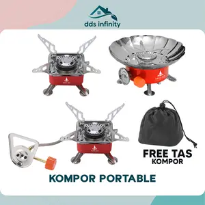 【COD】[DDSINFINITY] Kompor Camping Gas Kotak Mini Portable Stove Gas Kompor Portable