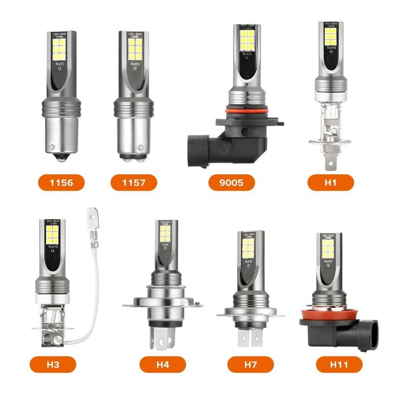 Product Introduction of 2PCS Super Bright CSP LED H1 H3 H4 H7 H8 H9 H10 H11 9005 HB3 9006 HB4 Car Spot Light Auto Fog Lamp 38