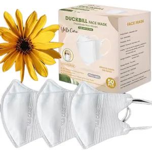 DUCKBILL GARIS HITAM PUTIH EMBOS Y&B 1BOX ISI 50PCS