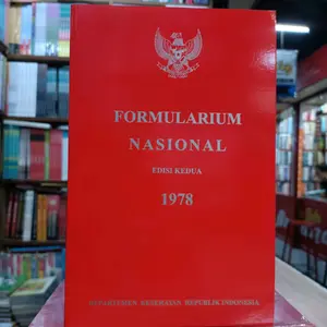 BUKU FORNAS. FORMULARIUM NASIONAL. EDISI KEDUA. DEPKES RI. BARU