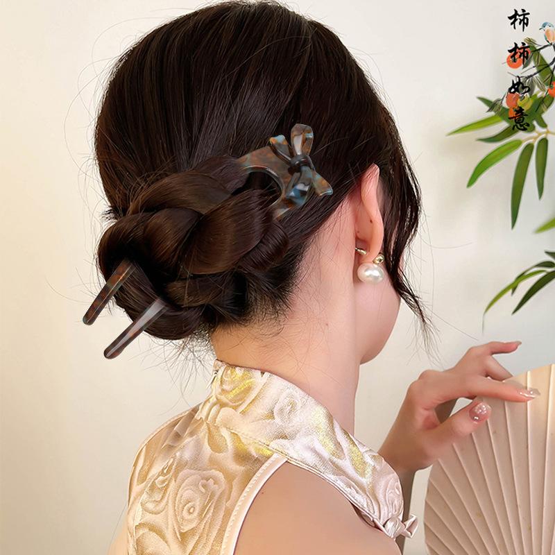 Ghim Cài Tóc, Hình Chữ U, Dây Buộc Tóc Nữ, Kẹp Tóc Càng Cua, Kẹp Tóc, Kiểu Hawksbill, Kiểu Kẹp Tóc, Có Chi Tiết Nơ Women 1