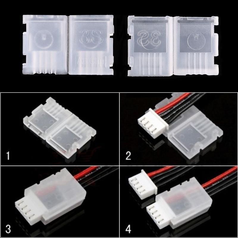 5pcs High Quality AB JST-XH 2S/3S/4S/5S/6S Plugs Connector Protector ...