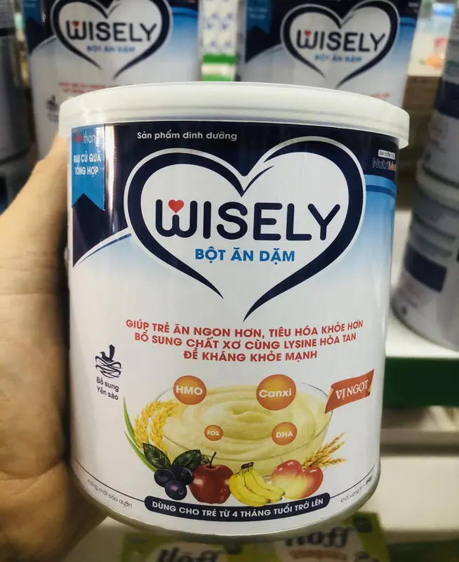 Bột Ăn Dặm Wisely Cho bé Từ 4 tháng trở lên 1