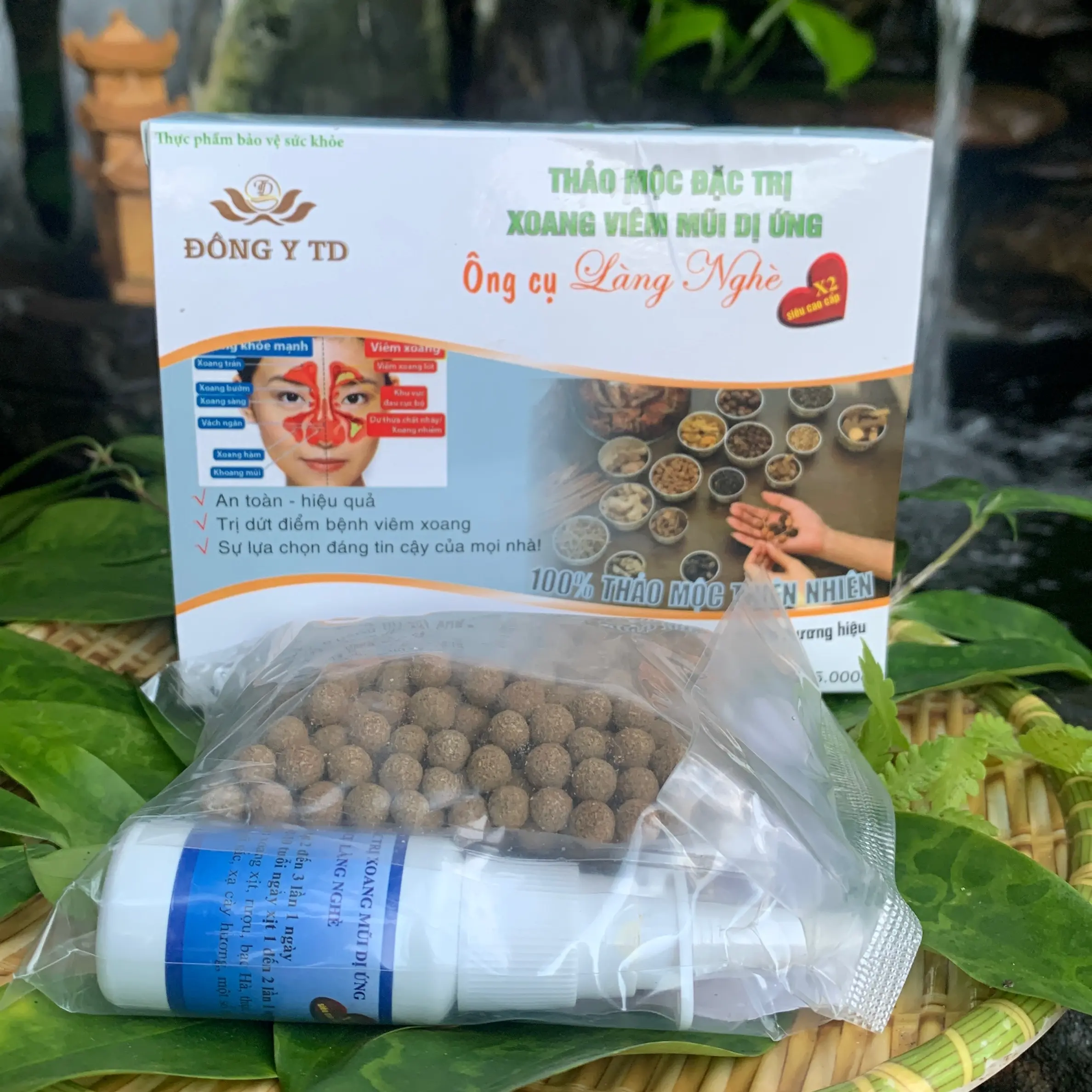 viên uống thảo mộc xoang viêm mũi ông cụ làng nghè