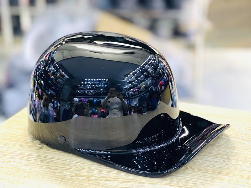 mũ bảo hiểm nửa đầu thời trang size L vừa và nhỏ vòng đầu 53cm>56cm  kiểu dáng hiphop snapback cao cấp chính hãng HOÀNG ĐẠT BẢO HÀNH 12 THÁNG