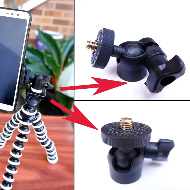 BallHead Tripod Agar Bisa Ambil Video / Foto Secara Vertikal