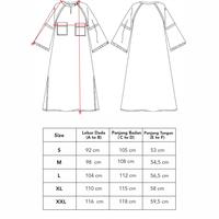 Gambar MFMW Lolo Midi Dress Gamis Orange - S dari MFMW Shop Kota Bandung 5 Tokopedia