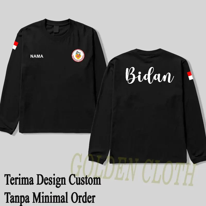 KAOS IBI IKATAN BIDAN INDONESIA LENGAN PANJANG BAJU BIDAN/ MIDWIFE 0
