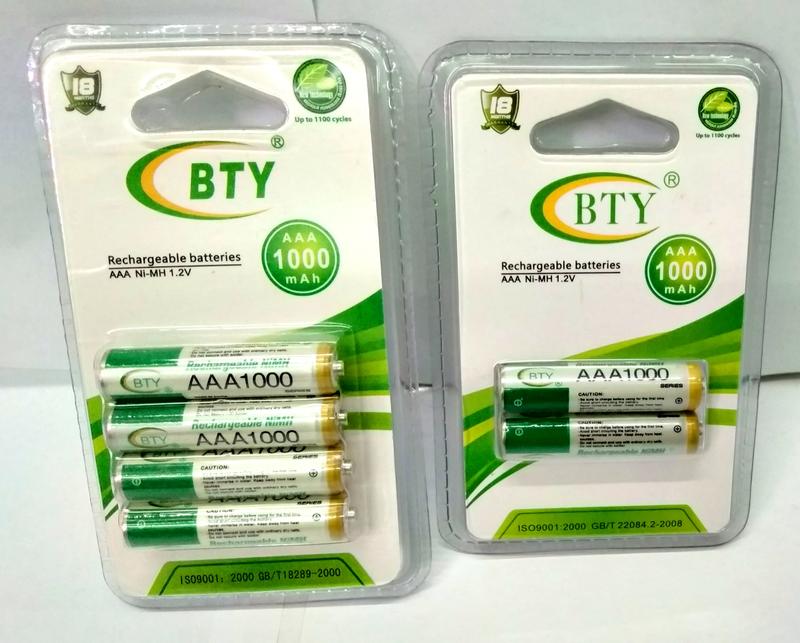 BTY Rechargeable Battery AA / AAA (3000maH) - TikTok Shop Philippines