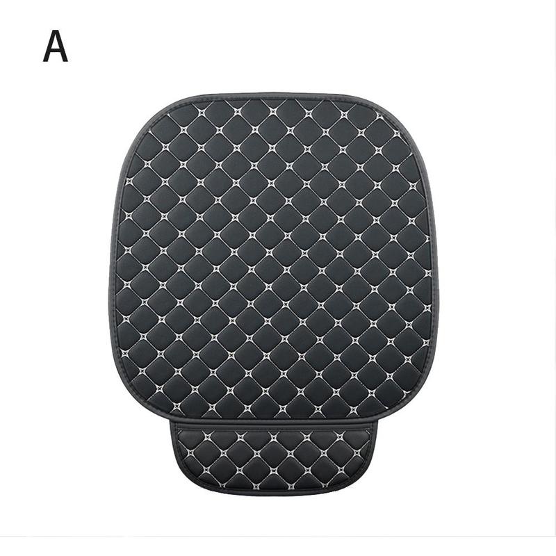 Product Introduction of 3PCS Car Cushion Set Four Seasons General Leather Embroidery Cushion Car Seat Cover Leather Minimalism Wear-resistant Non-slip Cushion 27