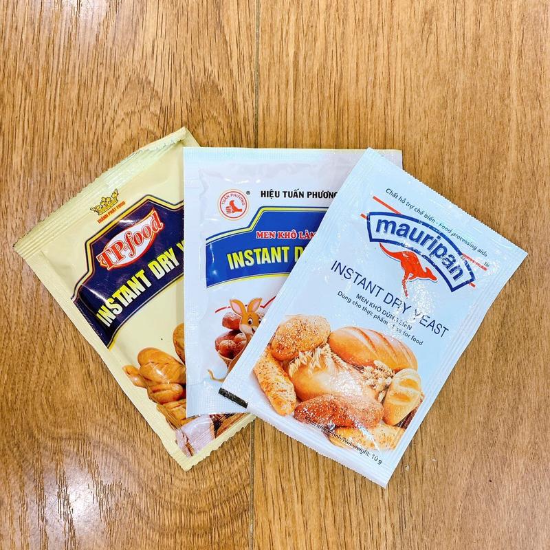 Bột nở Men Nở Gói 10g cho làm bánh mỳ, bánh bao và nhiều loại bánh