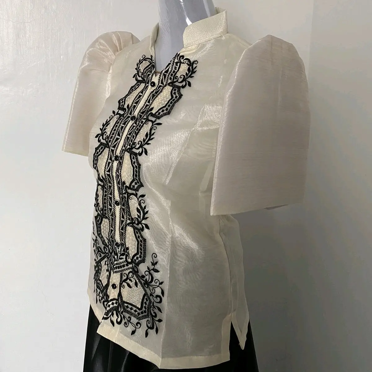 white christmas dresses Martina Barong Dress