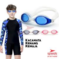 Gambar SPEEDS Kacamata Renang Elastis Swimming Goggles Unisex Cocok untuk Laki-Laki dan Perempuan 017-4200 - 4400 HITAM dari Calary Sport Kota Surabaya 1 Tokopedia