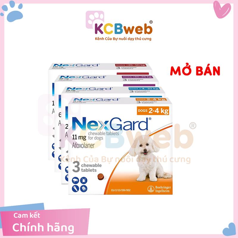 Product Introduction of Viên nhai NEXGARD ve, rận, bọ nhảy, bọ chét dành cho chó 4