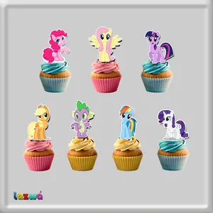Topper Cake Cupcake Kuda Poni Hiasan Kue