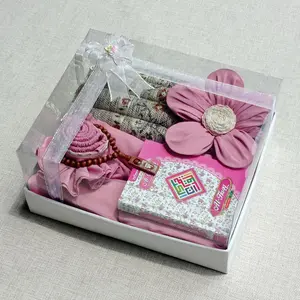 Mahar Seperangkat Alat Sholat Cewek | Hantaran Pernikahan Mukena Katun Renda | Hampers Kado Muslimah