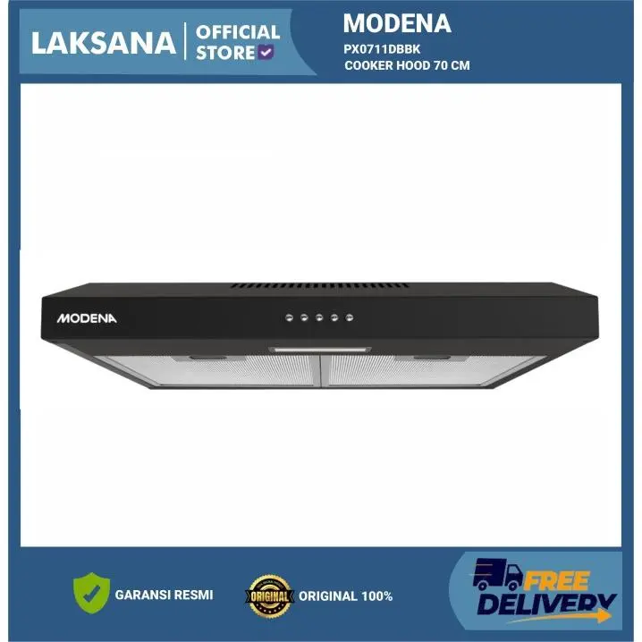 COOKER HOOD MODENA 70 CM PX0711DBBK / PX 0711 DBBK / PX 0711DBBK (KHUSUS BANDUNG)