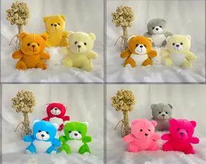 Boneka Bear Mini Boneka Teddy Bear Buket 15-16 Cm Dolls Kado Toys
