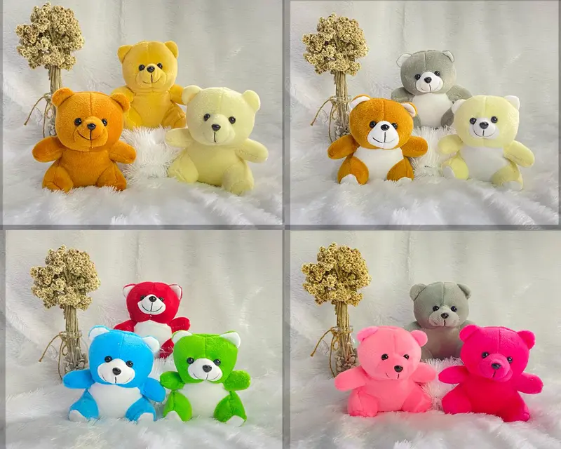 Boneka Bear Mini Boneka Teddy Bear Buket 15-16 Cm Dolls Kado Toys 0