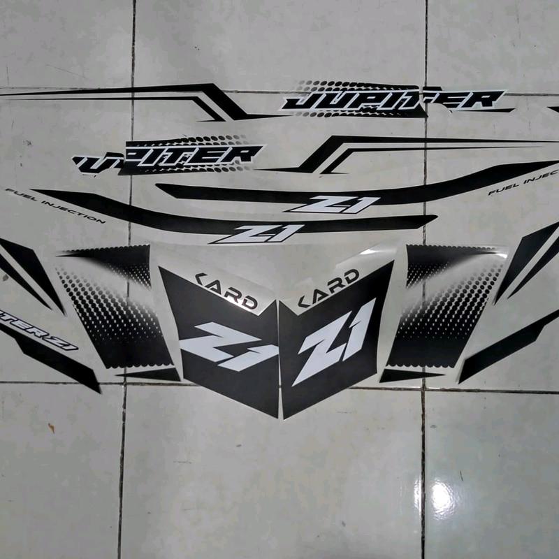 STRIPING TRANSPARAN YAMAHA JUPITER Z1 SUPER BLACK 2